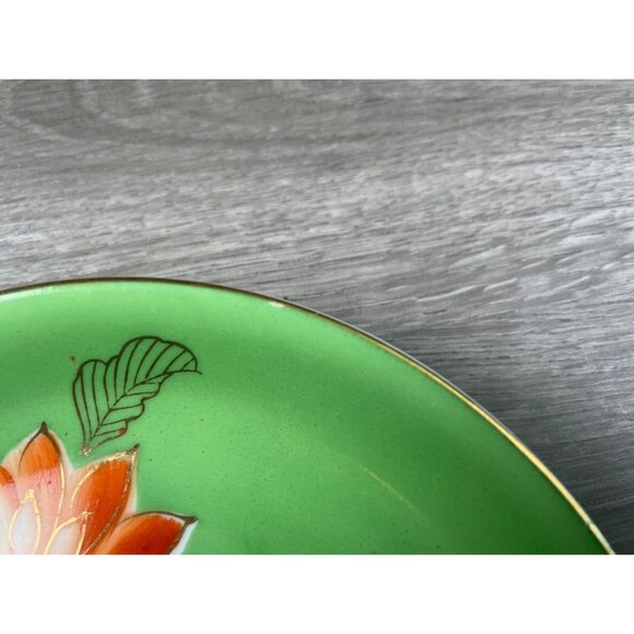 Taiyo China Tea Cup and Saucer Set Floral with Gold Trim Made in Occupied Japan - Picture 16 of 16